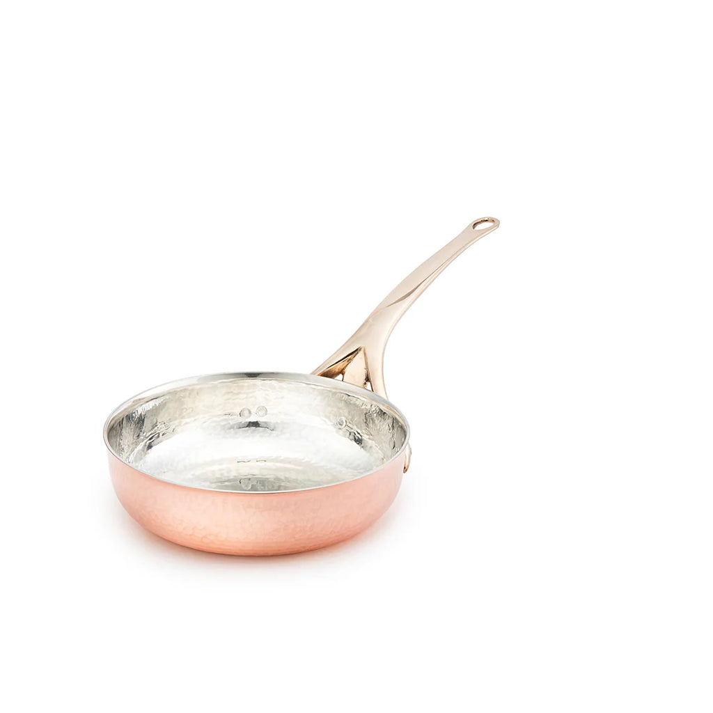 Hammered copper wok